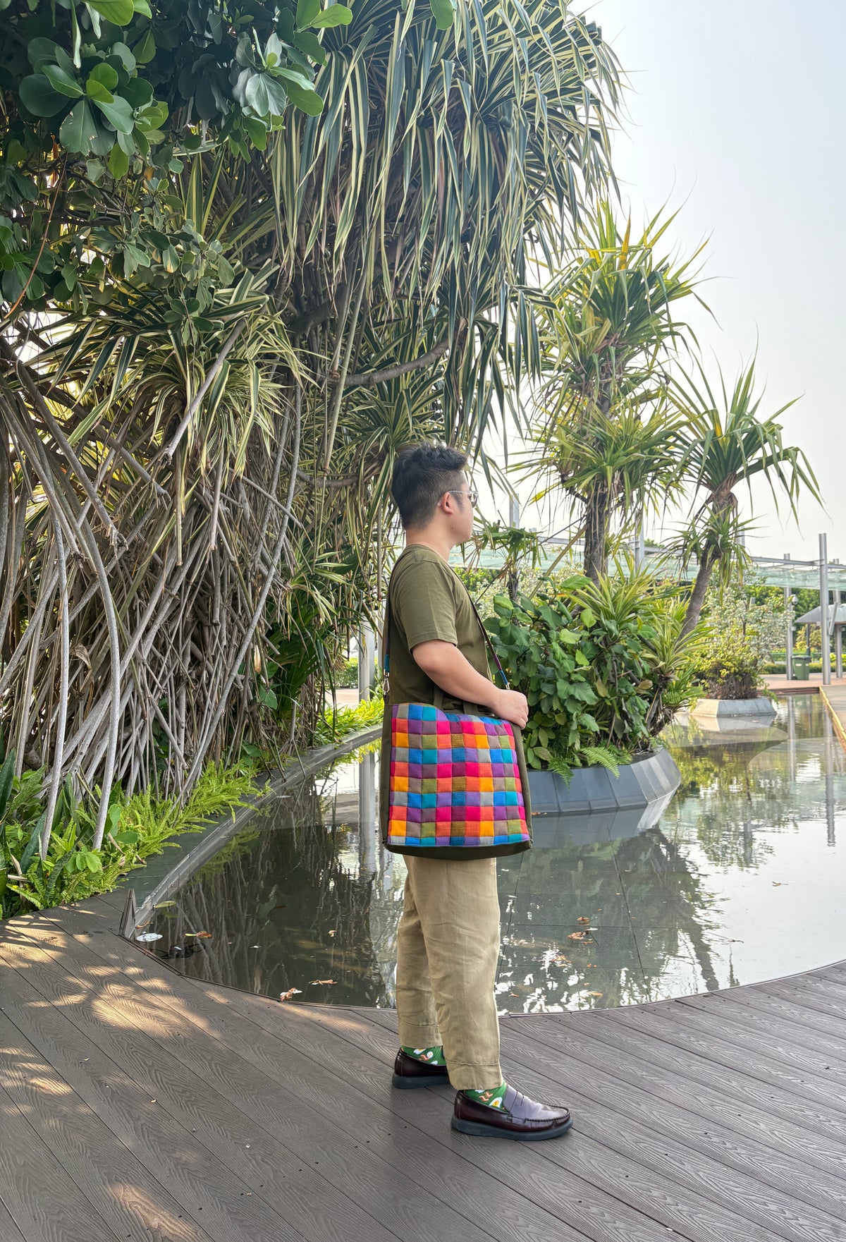 Madras Checks and Japanese Canvas Tote