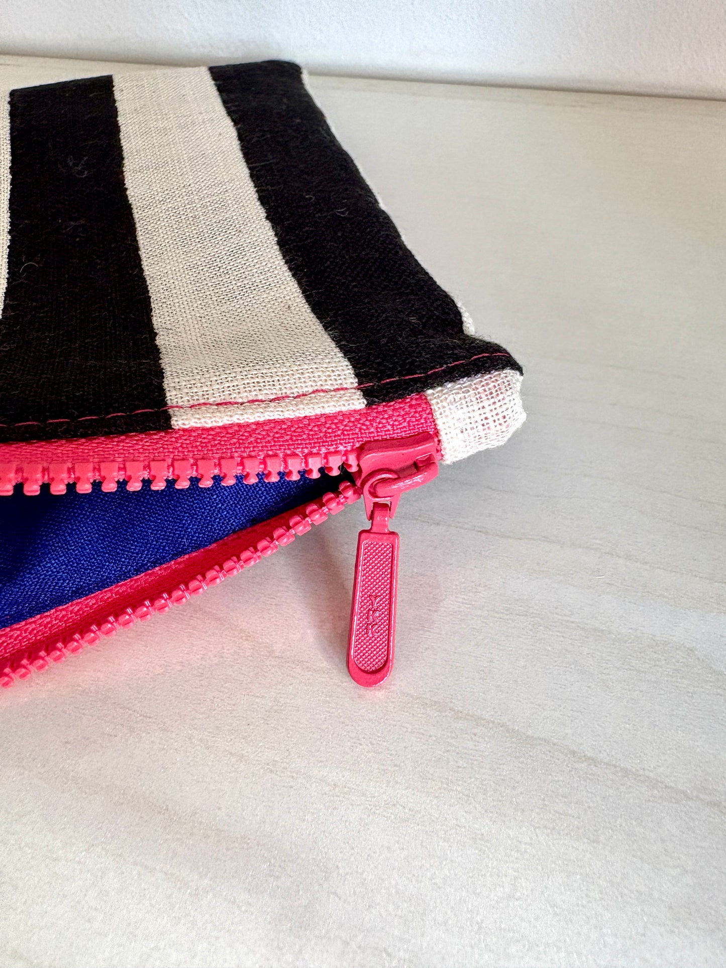 Quilted Clutch - Silk, Canvas, Cotton and Denim