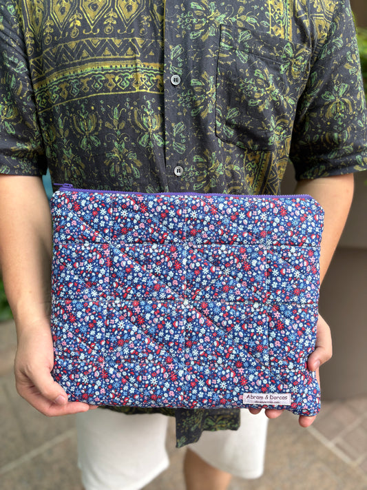 Quilted Liberty Floral iPad Pro Sleeve 13”