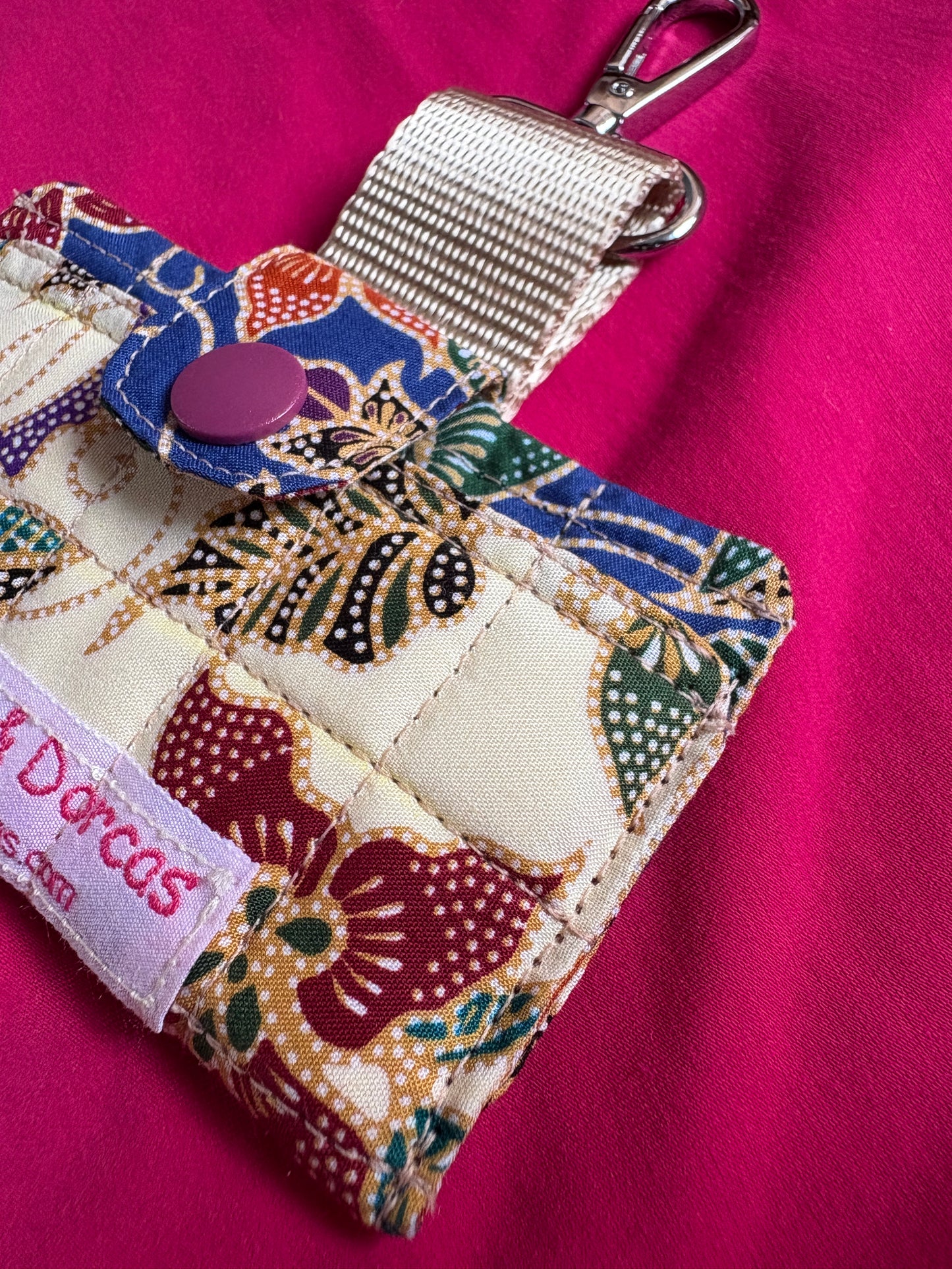 Quilted Batik Card Holder