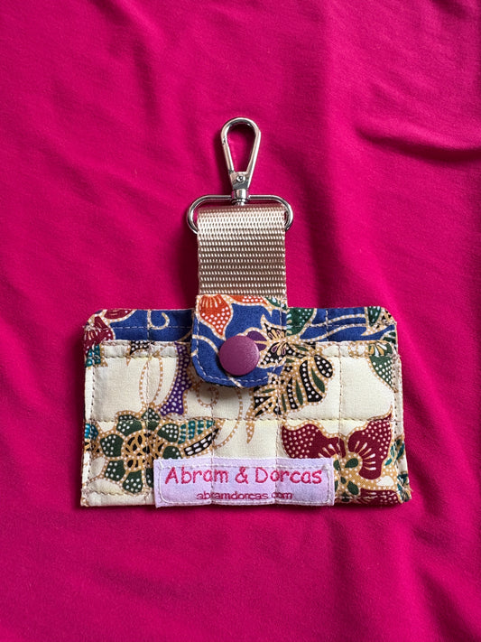 Quilted Batik Card Holder