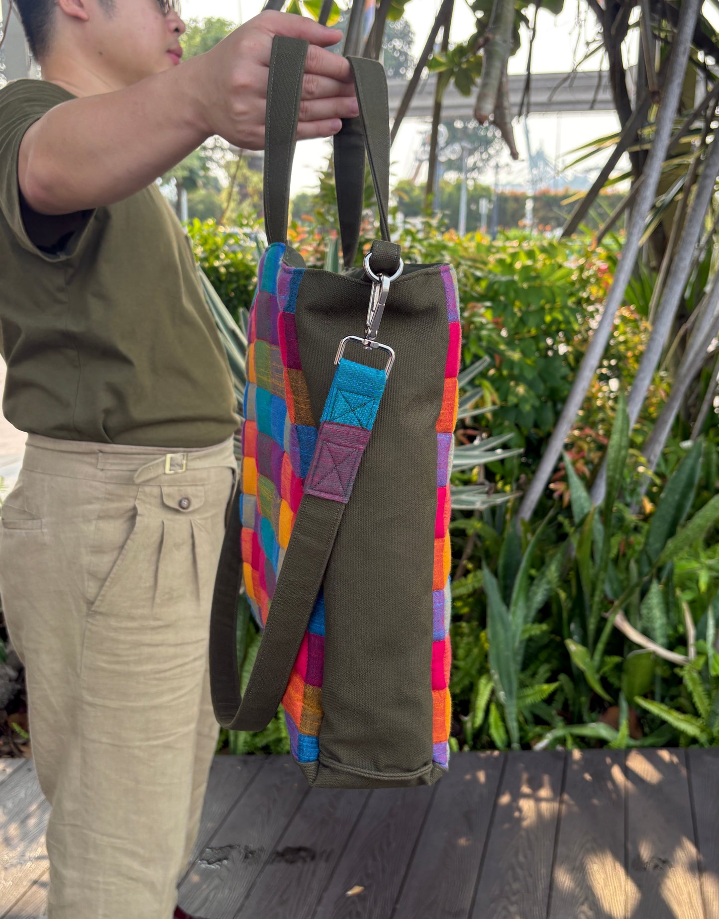 Madras Checks and Japanese Canvas Tote