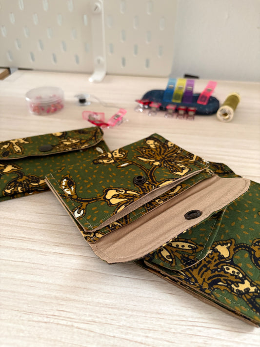 Batik Wallet - Green