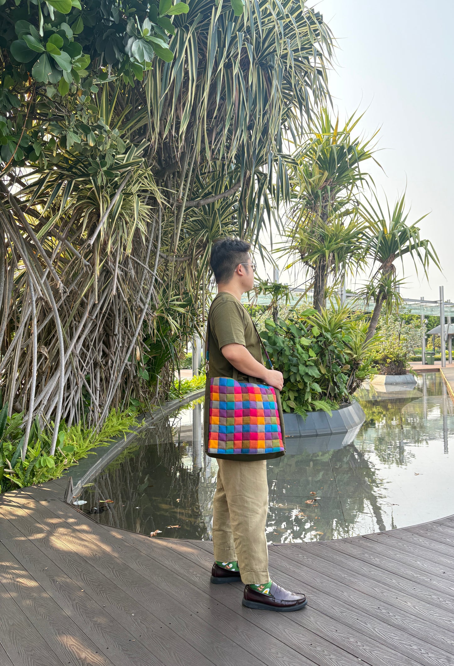 Madras Checks and Japanese Canvas Tote