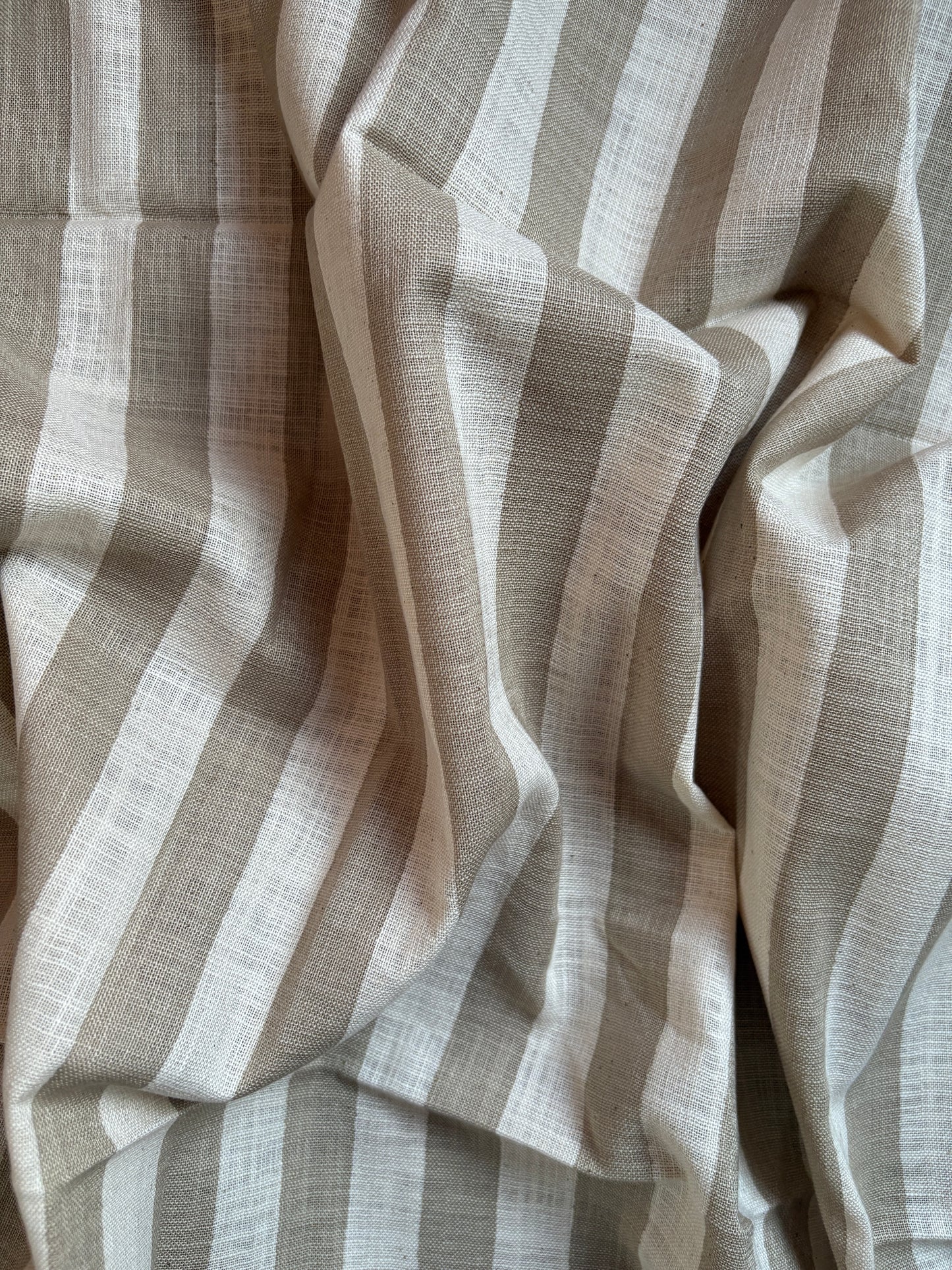 Sevenberry Striped Cotton Slub (1 m / 40")