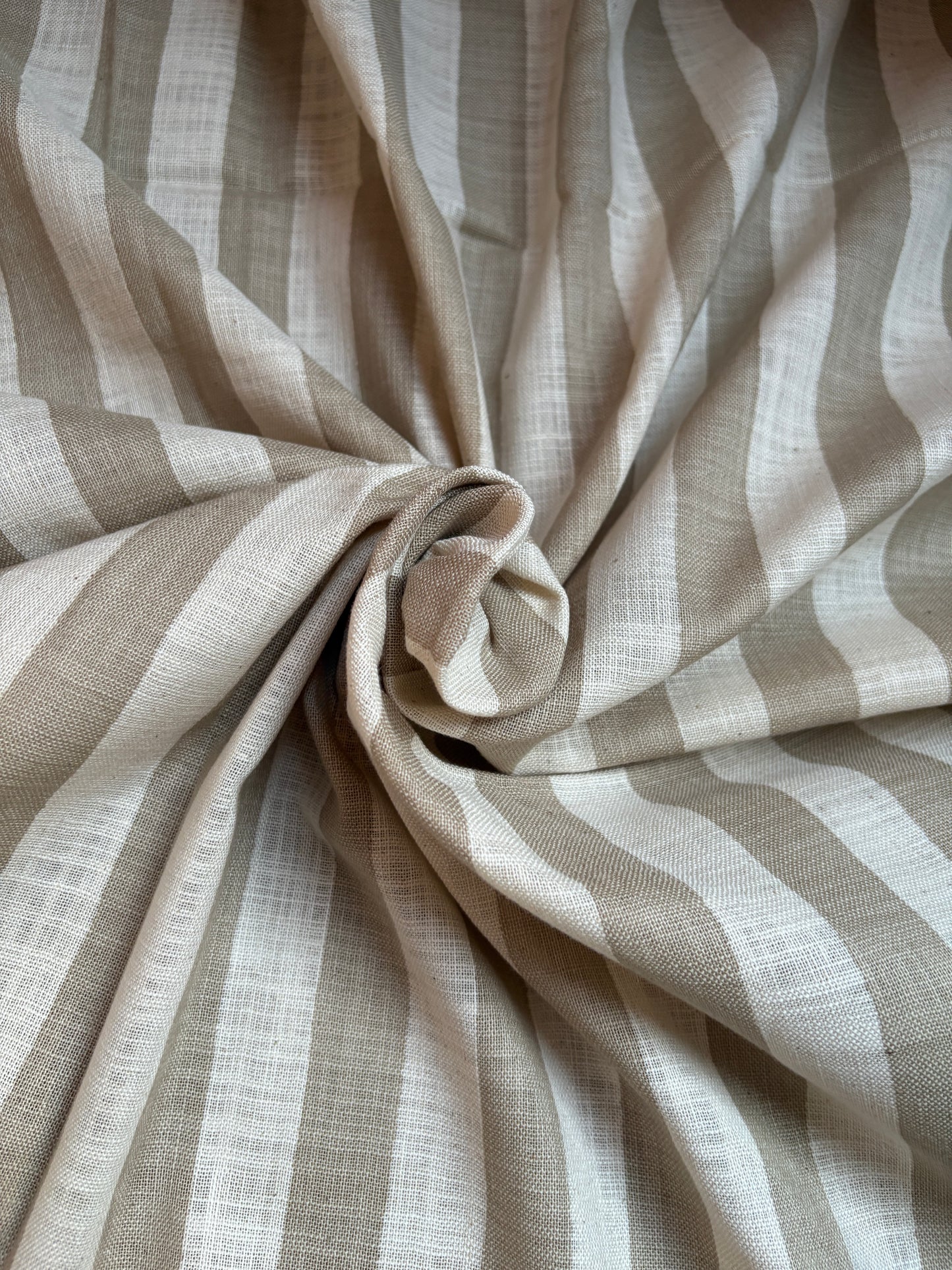 Sevenberry Striped Cotton Slub (1 m / 40")