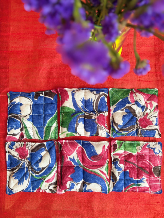 Japanese Floral Coasters