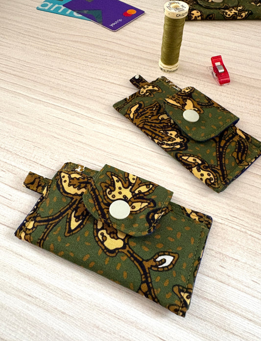 Batik Card Holder - Green