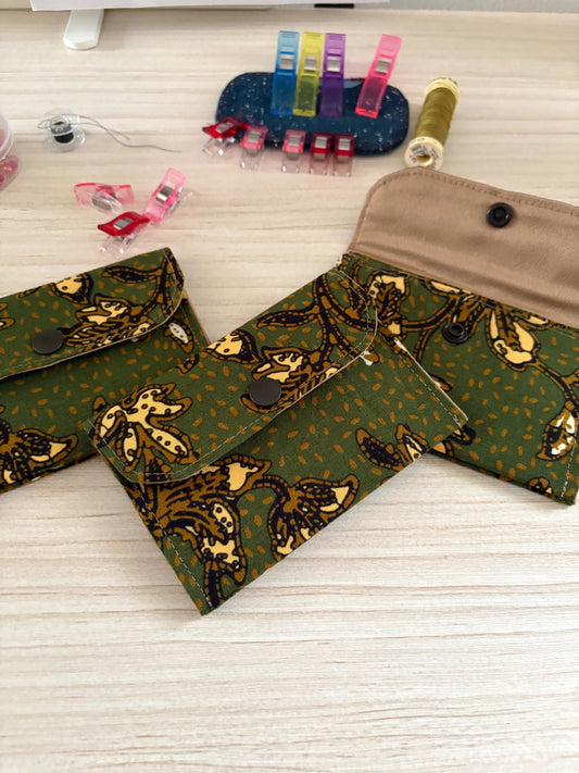 Batik Wallet - Green