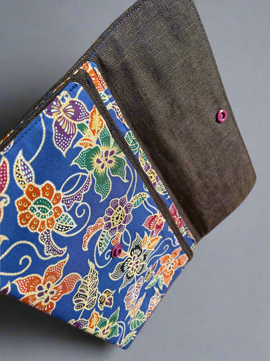 Batik Clutch / Travel Wallet