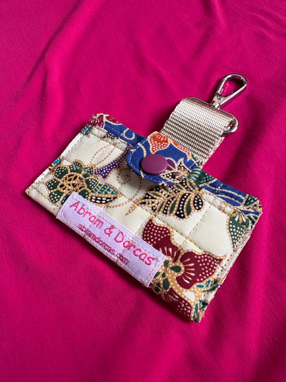 Quilted Batik Card Holder