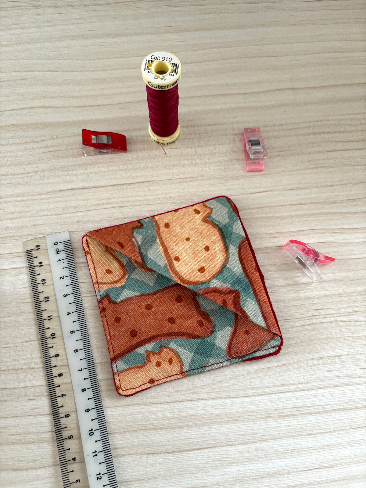 Bookmark - Japanese Fabric and Velvet