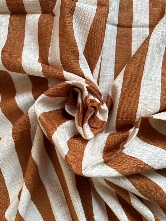 Sevenberry Striped Cotton Slub (1 m / 40")