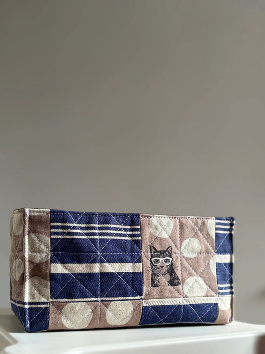 quilted fabric storage basket made in singapore handcrafted for sale housewarming gift singapore