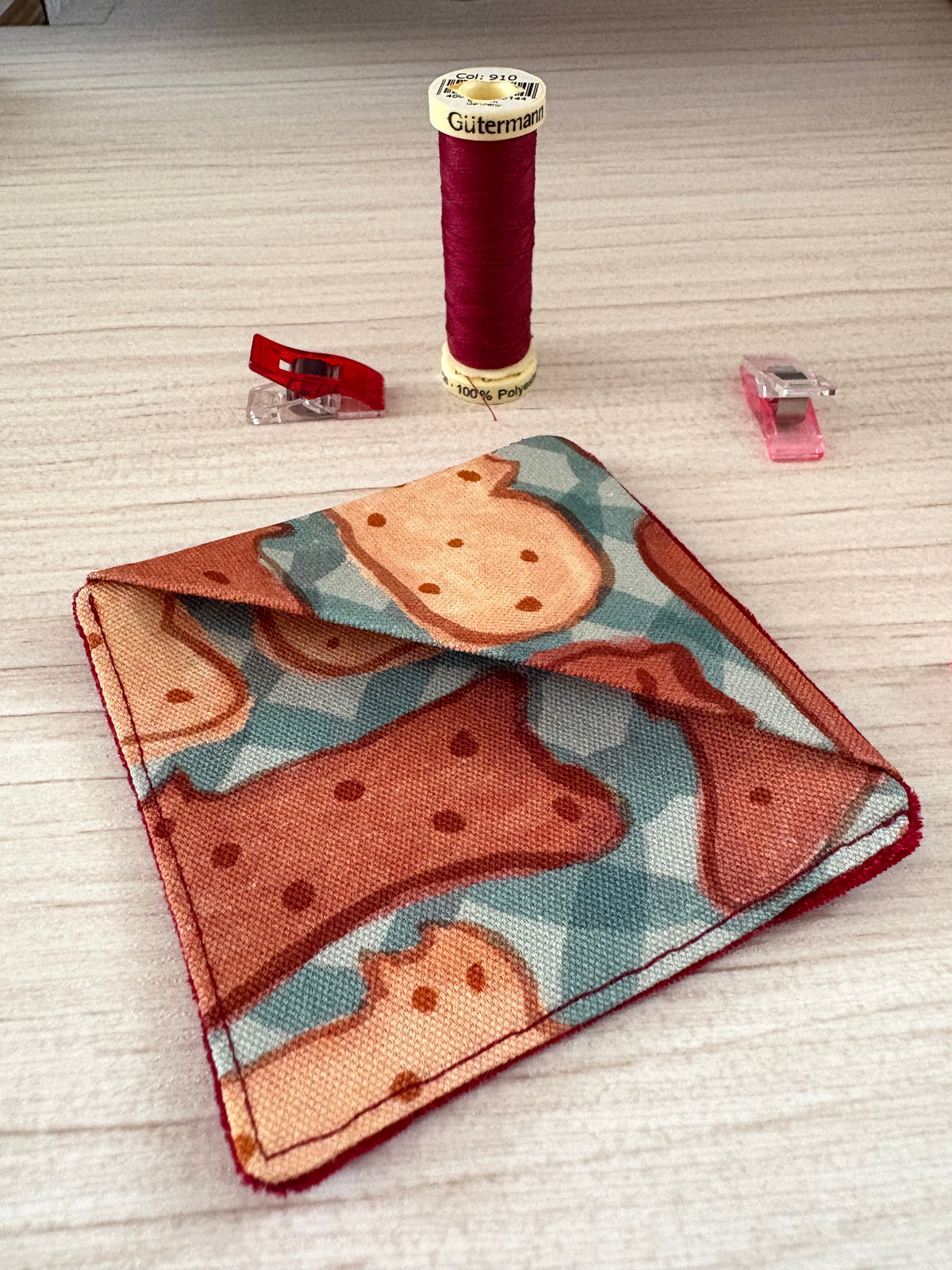 Bookmark - Japanese Fabric and Velvet