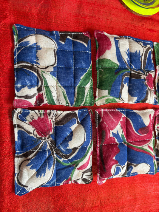 Japanese Floral Coasters
