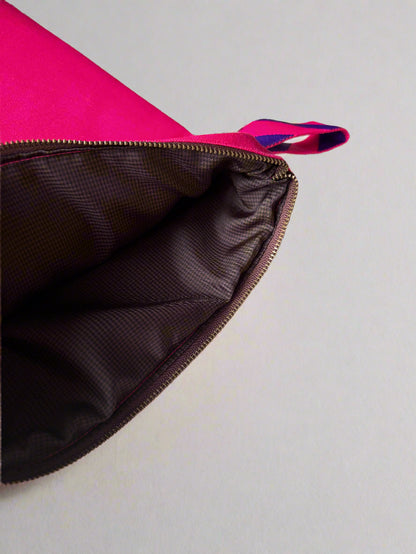Hot Pink Japanese Canvas Laptop Sleeve 14"